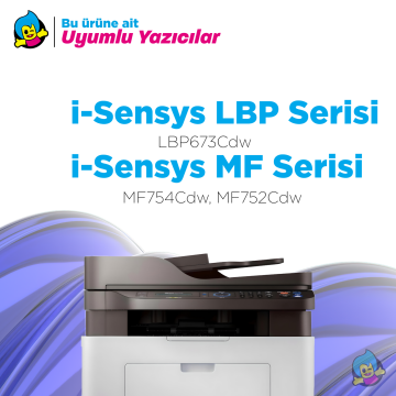 Canon CRG-069H Muadil Toner 4'lü Set - Çipsiz / 5094C002 /LBP673Cdw /MF752Cdw /MF754Cdw