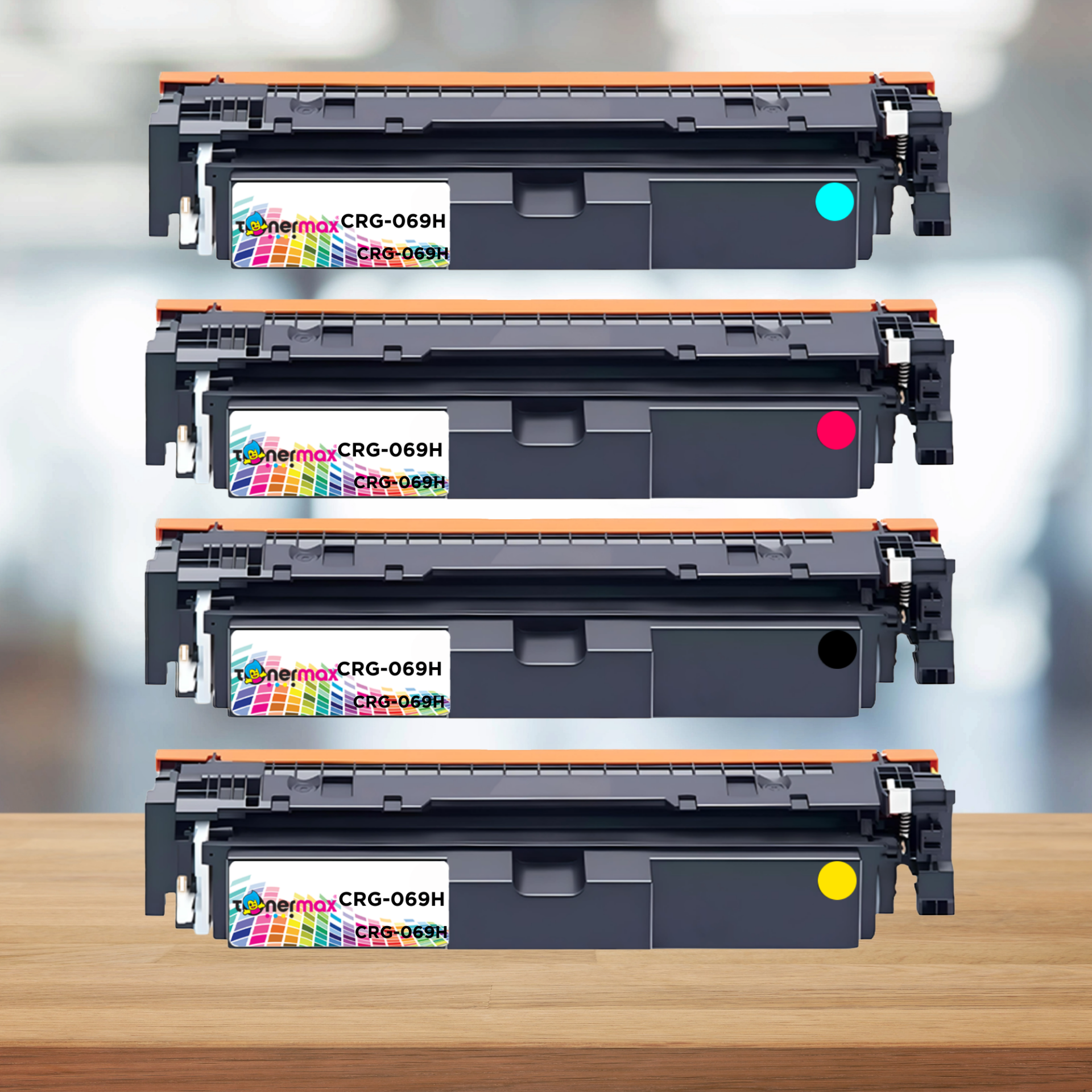 Canon CRG-069H Muadil Toner 4'lü Set - Çipsiz / 5094C002 /LBP673Cdw /MF752Cdw /MF754Cdw