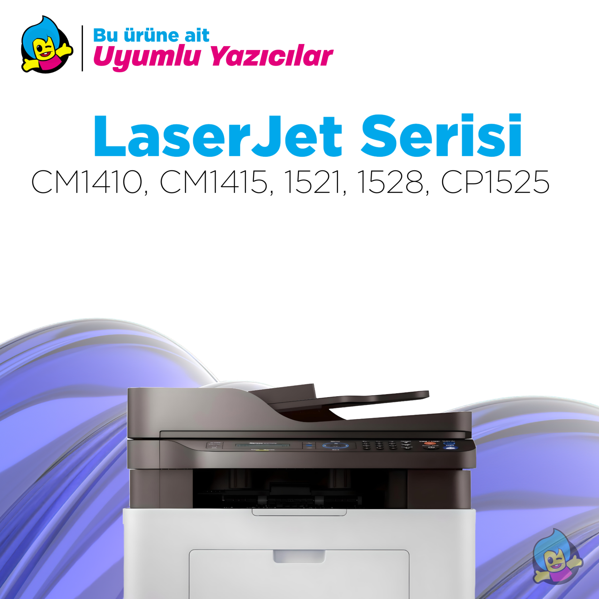 HP 128A CE323A / CM1415 / CP1525 Kırmızı Muadil Toneri - Ekonomik