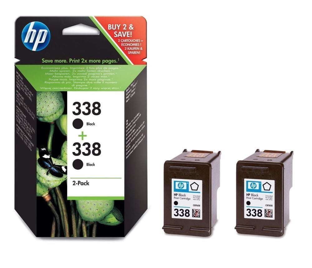 Hp 338 CB331E 2'li Paket Siyah Orjinal Kartuş