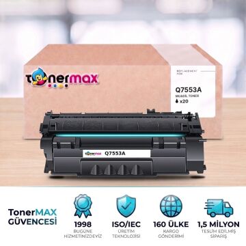 HP Q7553A Muadil Toner 20'li Paket / M2727 / P2014 / P2015