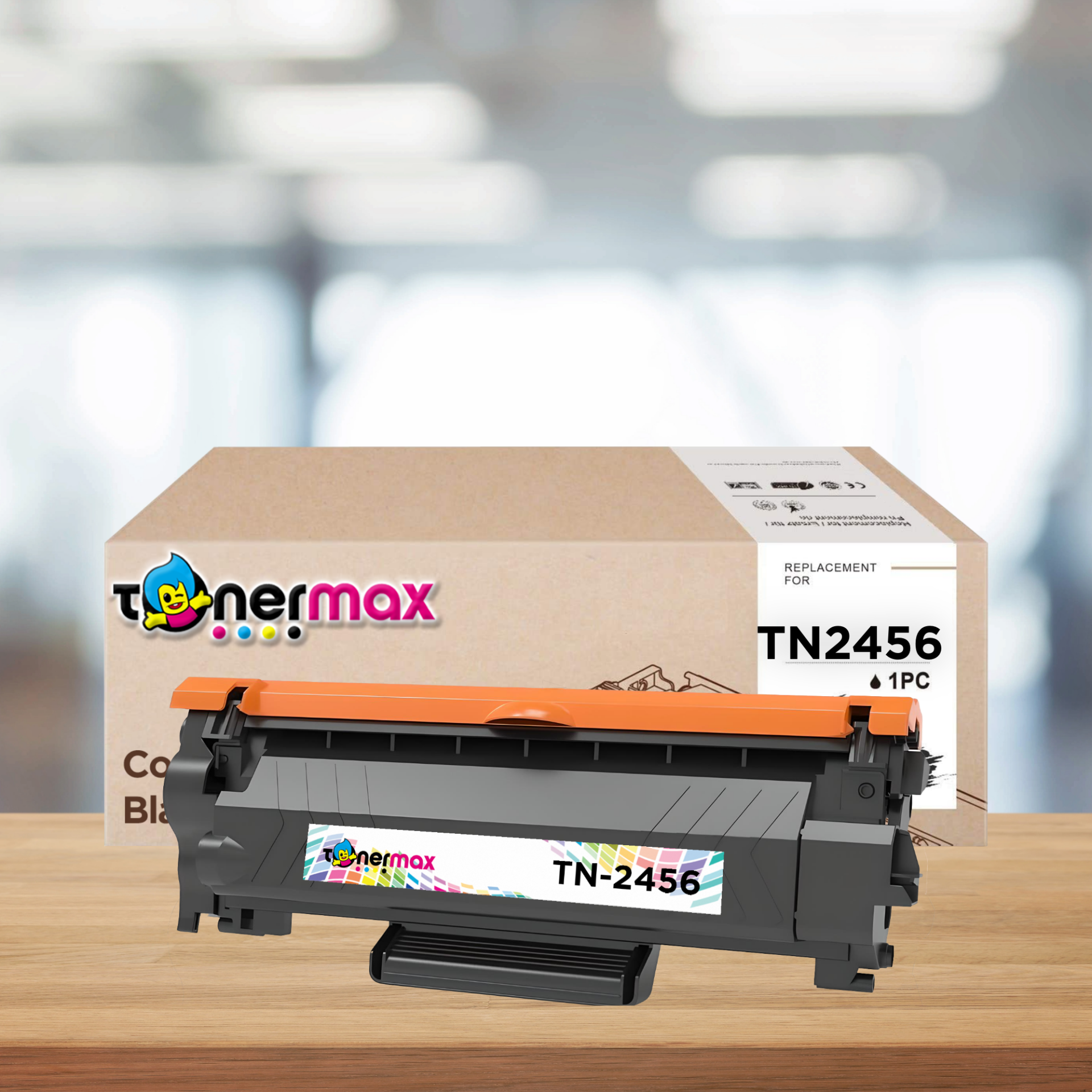 Brother TN-2456 Muadil Toner / DCP-L2510 / L2530 / L2550 / HL-L2310 / L2350 / L2370 / L2375 / L2395
