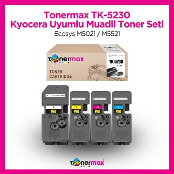 Kyocera TK-5230 Muadil Toner Seti / Ecosys M5021 / M5521