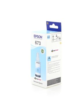 Epson T6735 / L800 / L805 / L810 / L850 / L1300 / L1800 Açık Mavi Mürekkep Tüpü 70ml