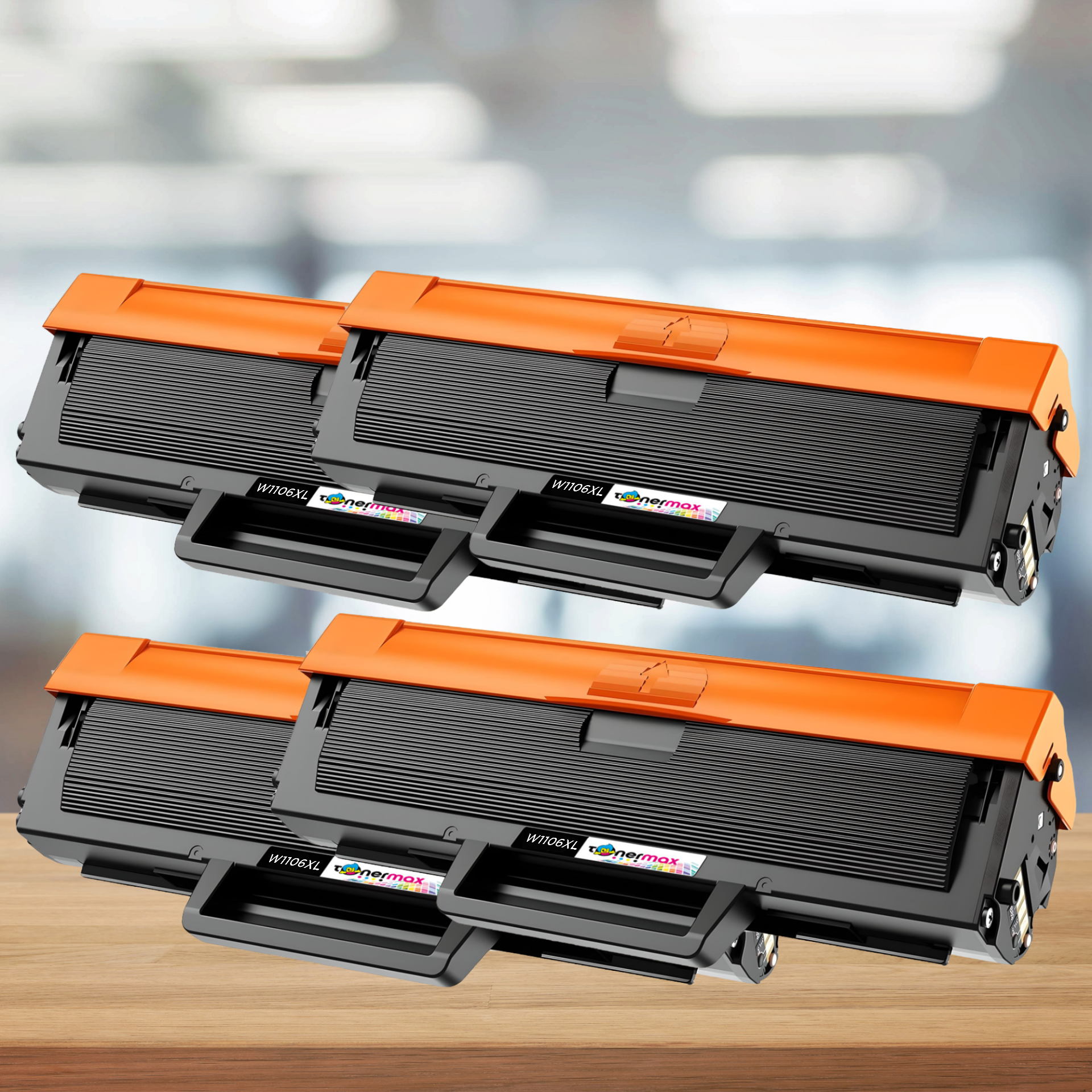 Hp 106XL W1106XL Muadil Toner - Çipli ( Yüksek Kapasite ) 4'lü Paket / 107A / 107W / MFP 135W / MFP 137fnw