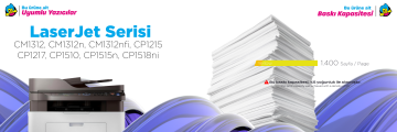 HP 125A CB542A  / CP1215 / CP1515 / CM1312 Sarı Muadil Toneri - Çipsiz