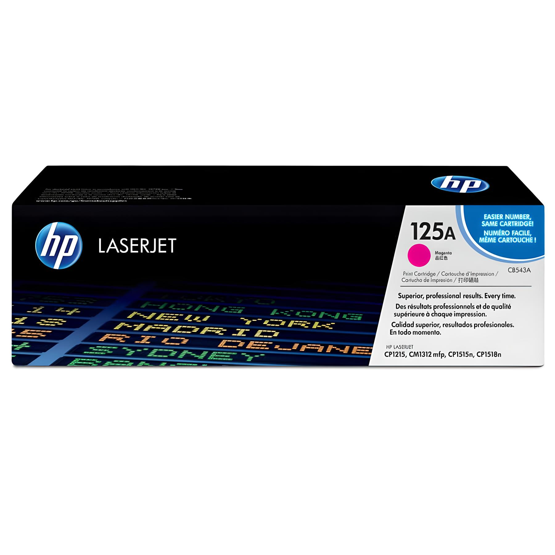 HP 125A CB543A  / CP1215 / CP1515 / CM1312 Kırmızı Orjinal Toneri