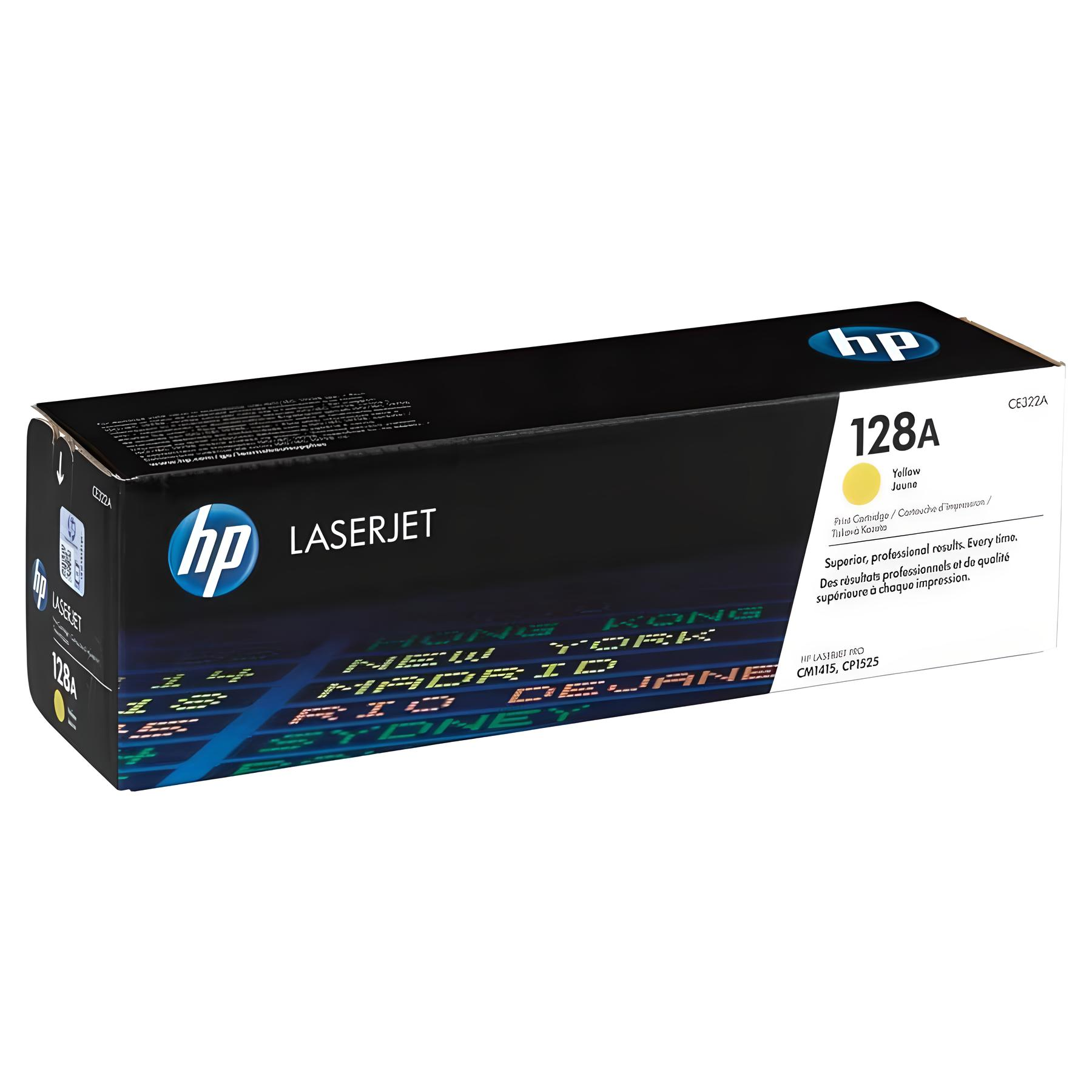 HP 128A / CM1415 / CP1525 / CE322A Sarı OrjinalToneri