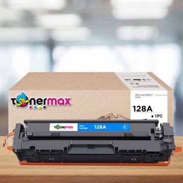 HP 128A / CM1415 / CP1525 / CE321A Mavi Muadil Toneri - Çipsiz
