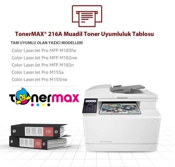 Hp 216A W2410A Siyah Muadil Toner ÇİPSİZ / M155nw / M182n / M183fw