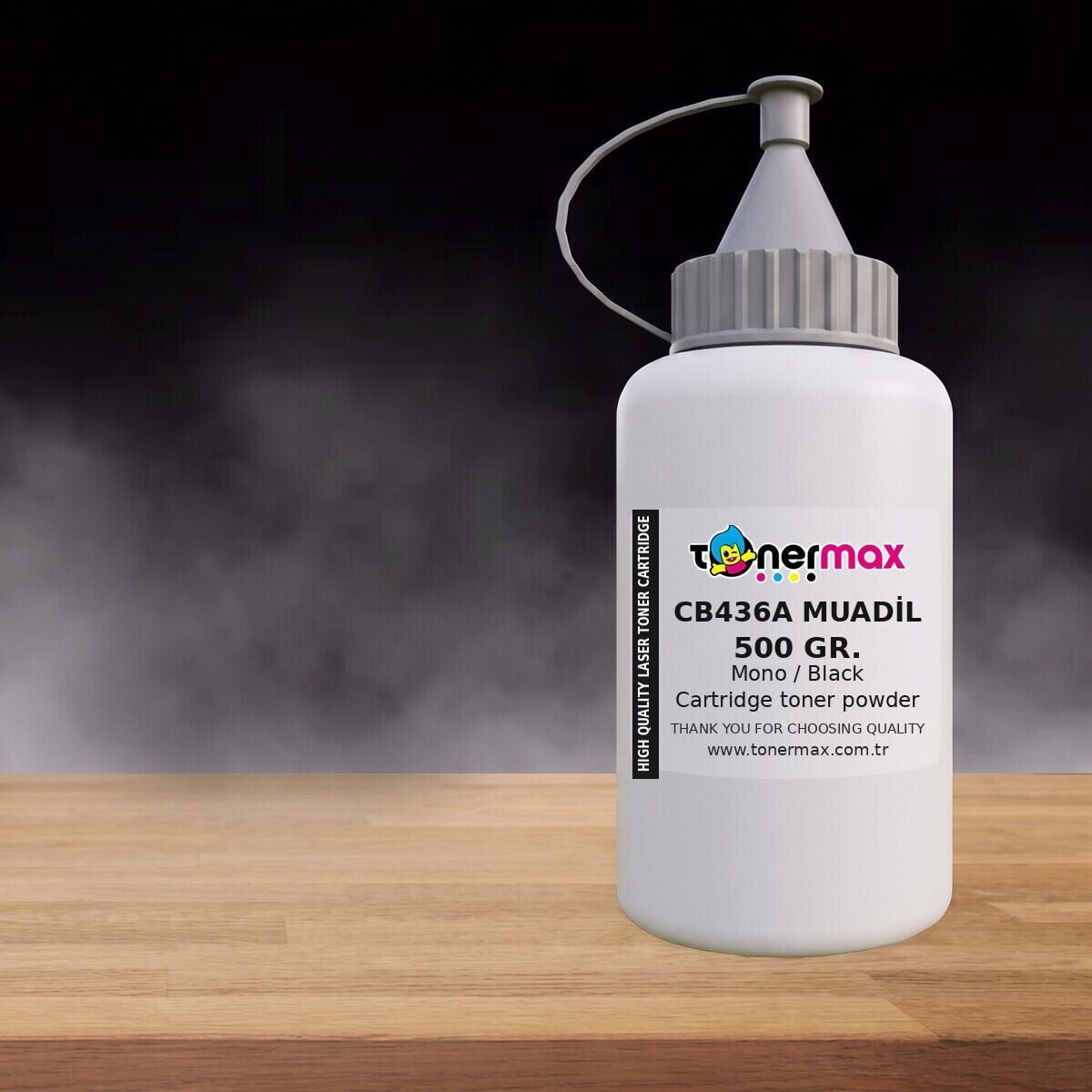 TonerMAX® CB436A Toner Tozu 500GR (Muadil Tonerler İçin)