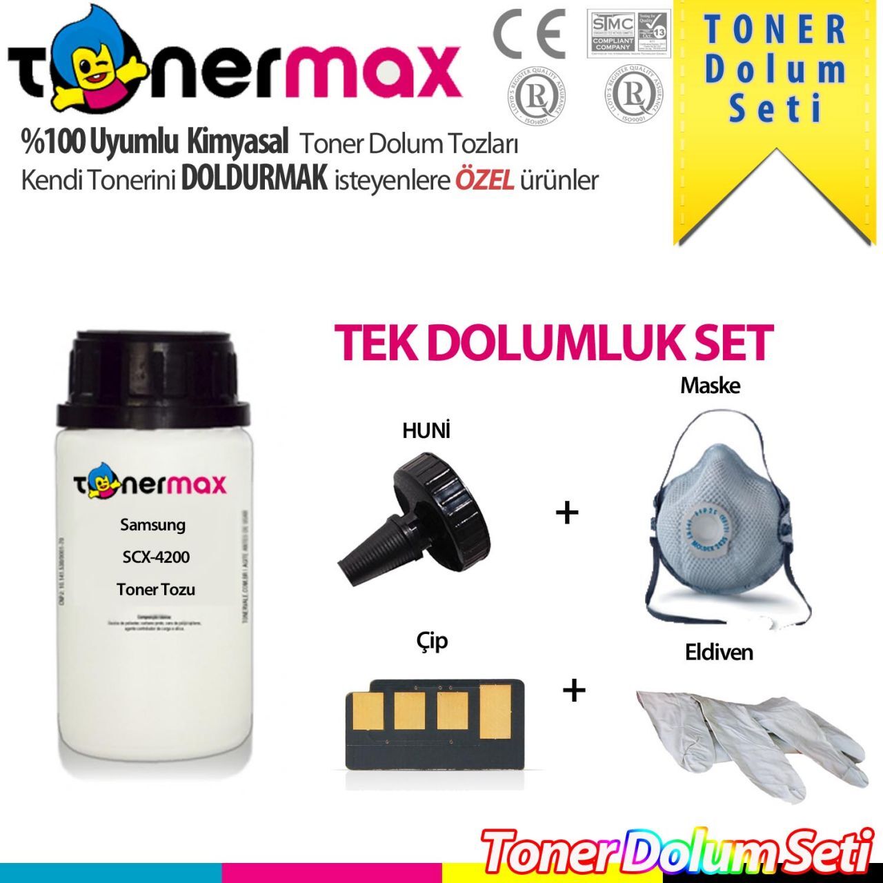 Samsung SCX-4200 Toner Dolum Seti ( Tek Dolumluk )