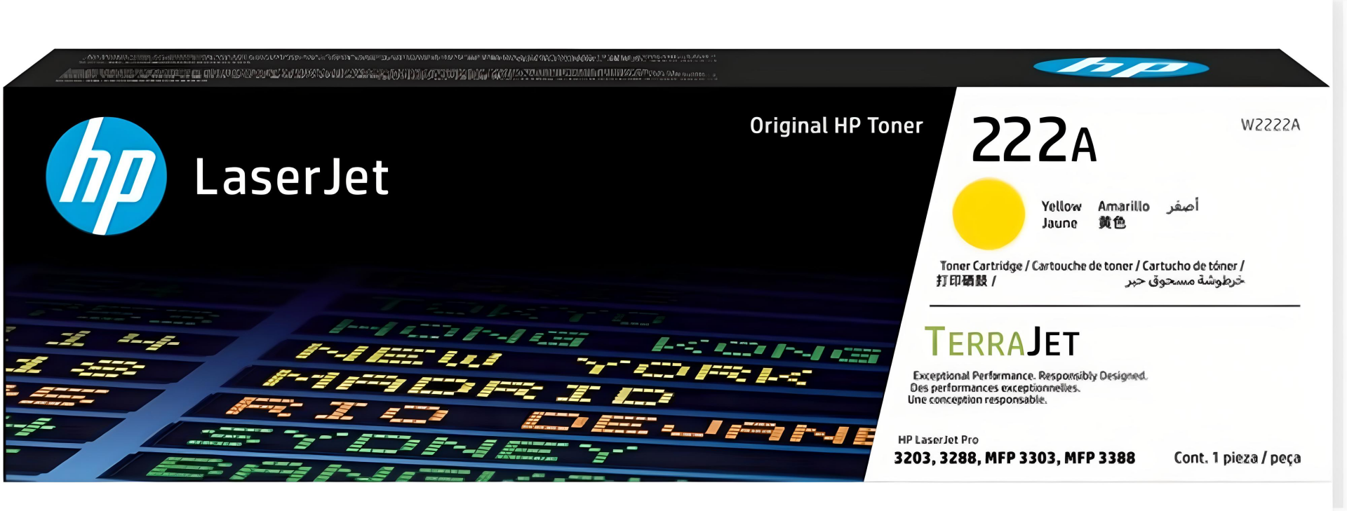 Hp 222A - W2220A  Orjina Toner Sarı / Pro 200 M276 / M251 -