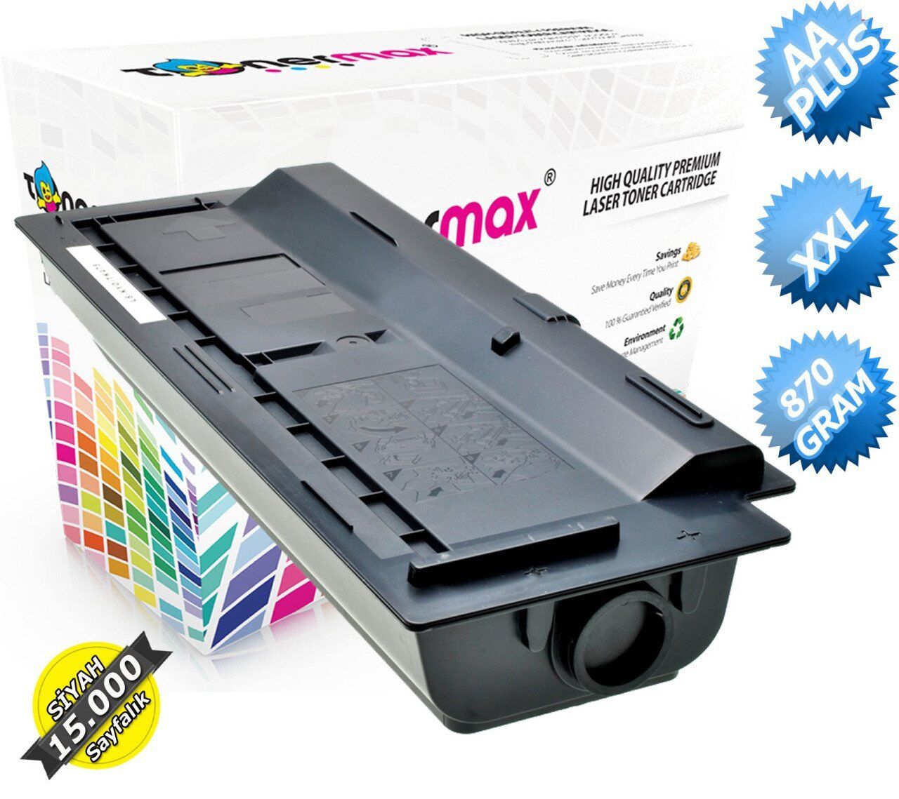 Kyocera TK-475 / FS6530 / FS6525 / FS6025 AA Plus Muadil Toner 870 GR.