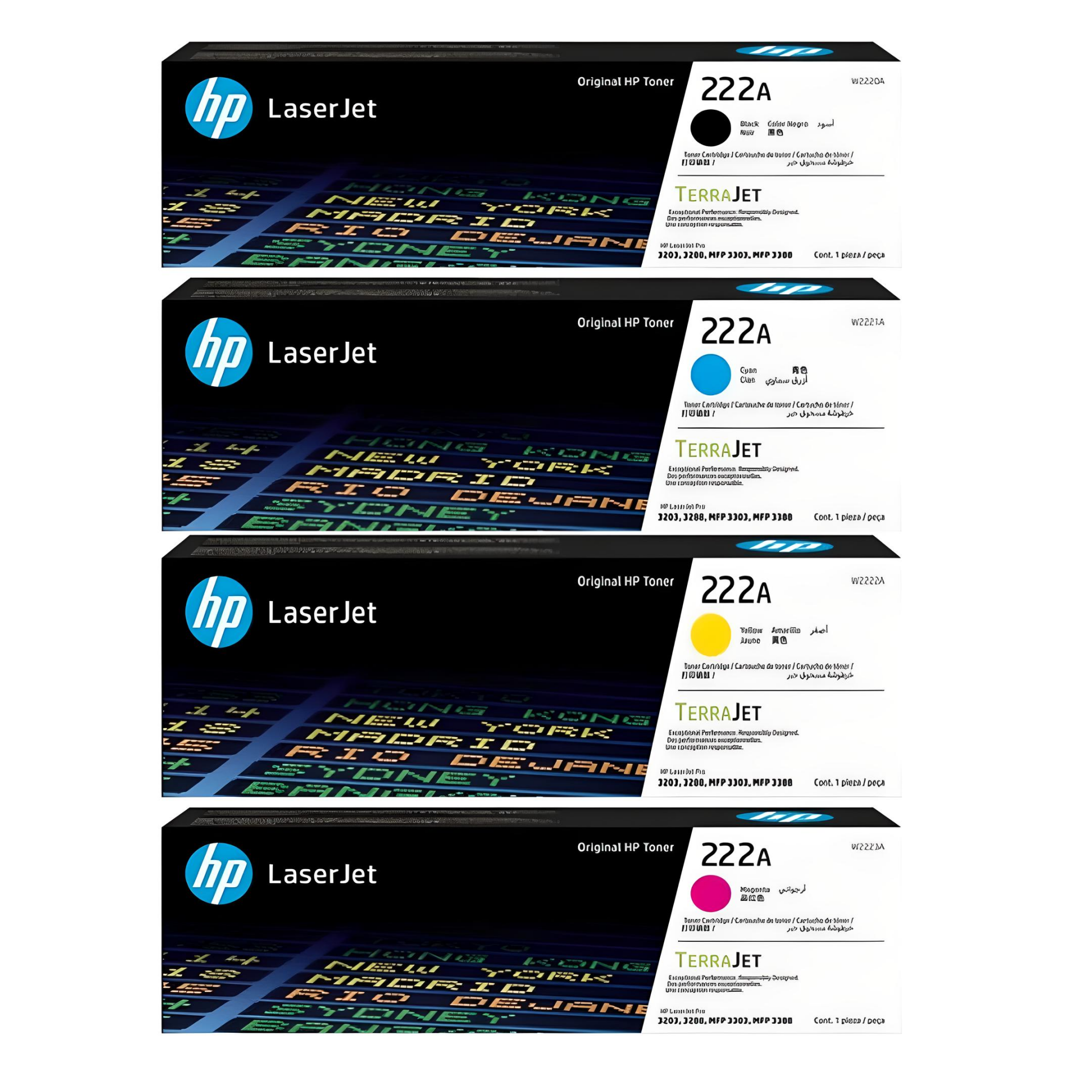 Hp 222A - W2220A  Orjina Toner Takım / LaserJet Pro 3201 |3204 | 3288 | 3303﻿-