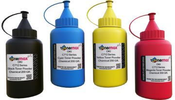 Oki C712 1 Set CMYK Toner Tozu