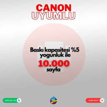 Canon CRG-057H Muadil Toner Çipli / LBP223 / LBP226 / LBP228X / MF443 / MF445 / MF446 / MF449 / MF453dw / MF455dw