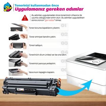 Hp 83A / CF283A Muadil Toner/ M201 / M125 / M225 / M127