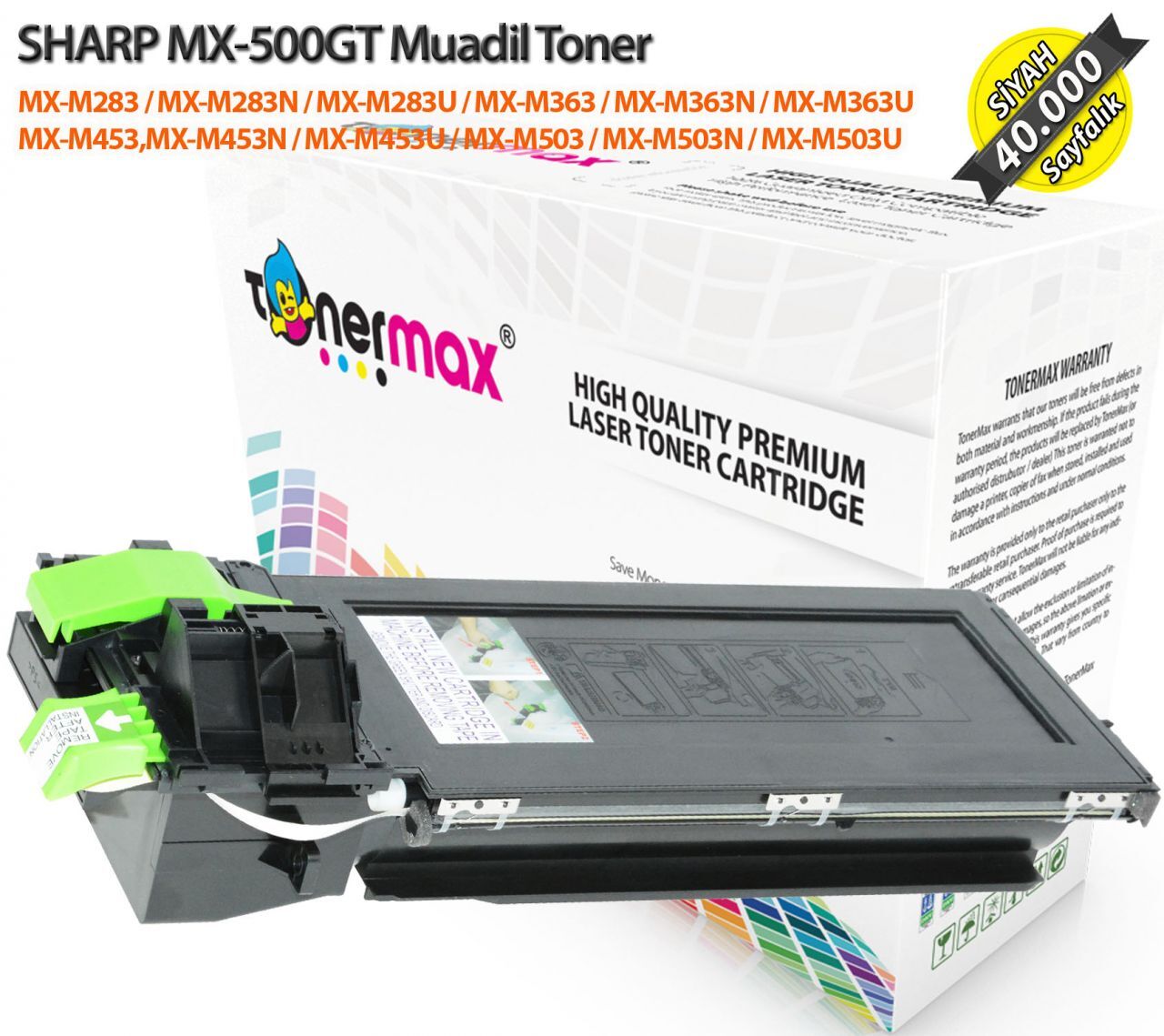 Sharp MX500GT / MXM283 / MXM363 / MXM463 / MXM503 Muadil Toner