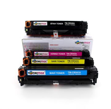 HP 125A Muadil Toner Set / CP1215 / CP1515 / CM1312 / CB540A