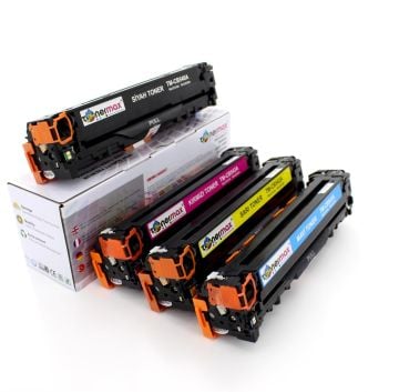 HP 125A Muadil Toner Set / CP1215 / CP1515 / CM1312 / CB540A