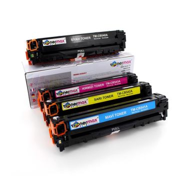 HP 125A Muadil Toner Set / CP1215 / CP1515 / CM1312 / CB540A