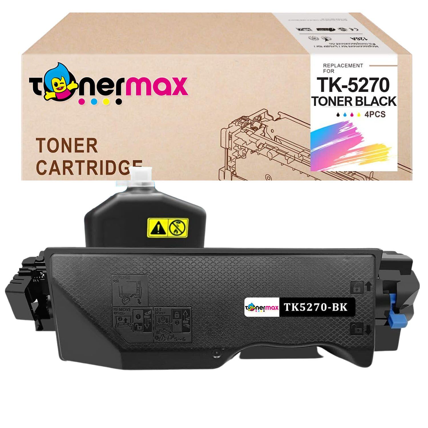 Kyocera TK-5270 Muadil Toner Siyah / Ecosys M6230 / M6630 / P6230
