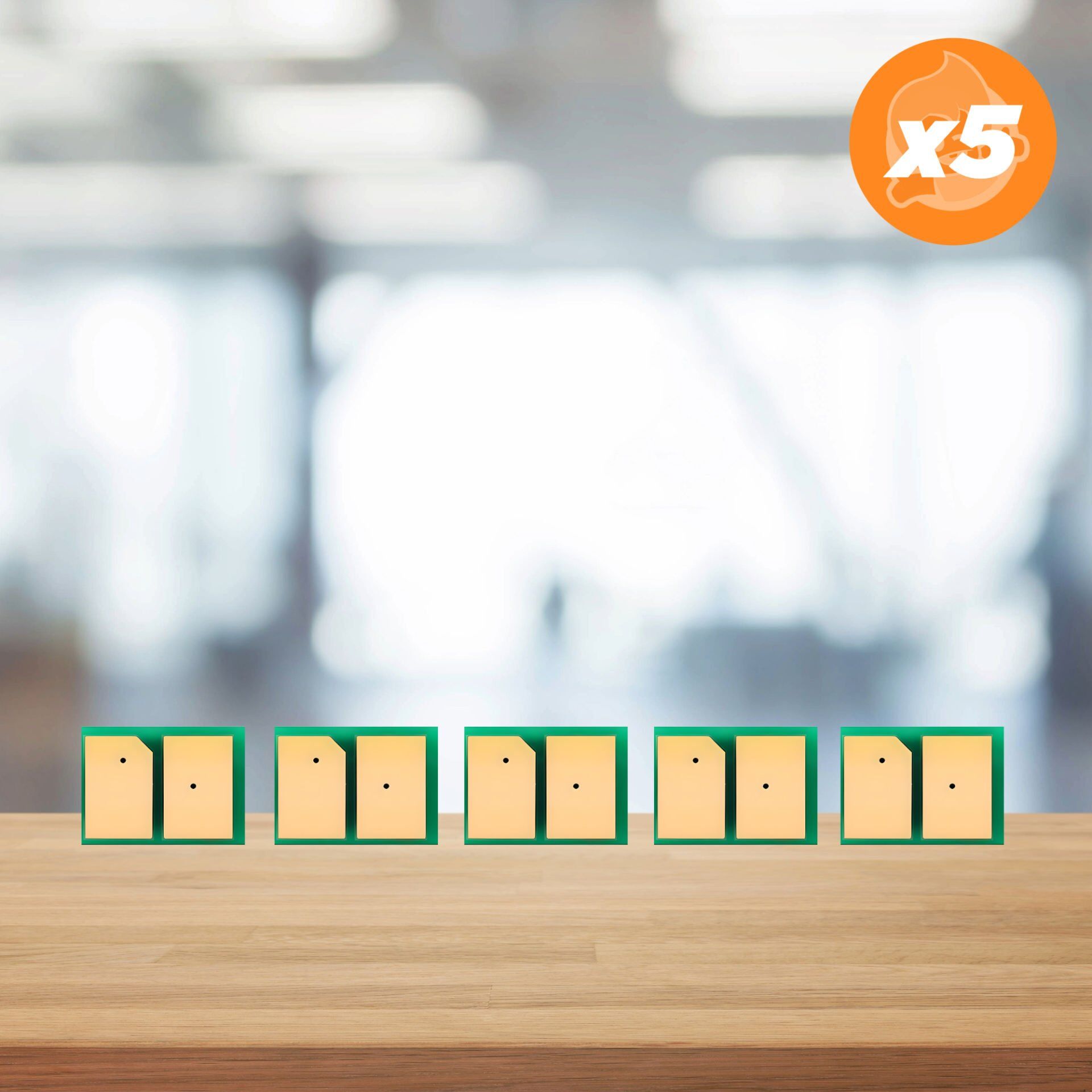 Hp 147A W1470A Çip 5'li Paket / LaserJet Enterprise Flow MFP M634 / M635 / M636 / M610 / M611 / M612 / M634 / M635 / M636