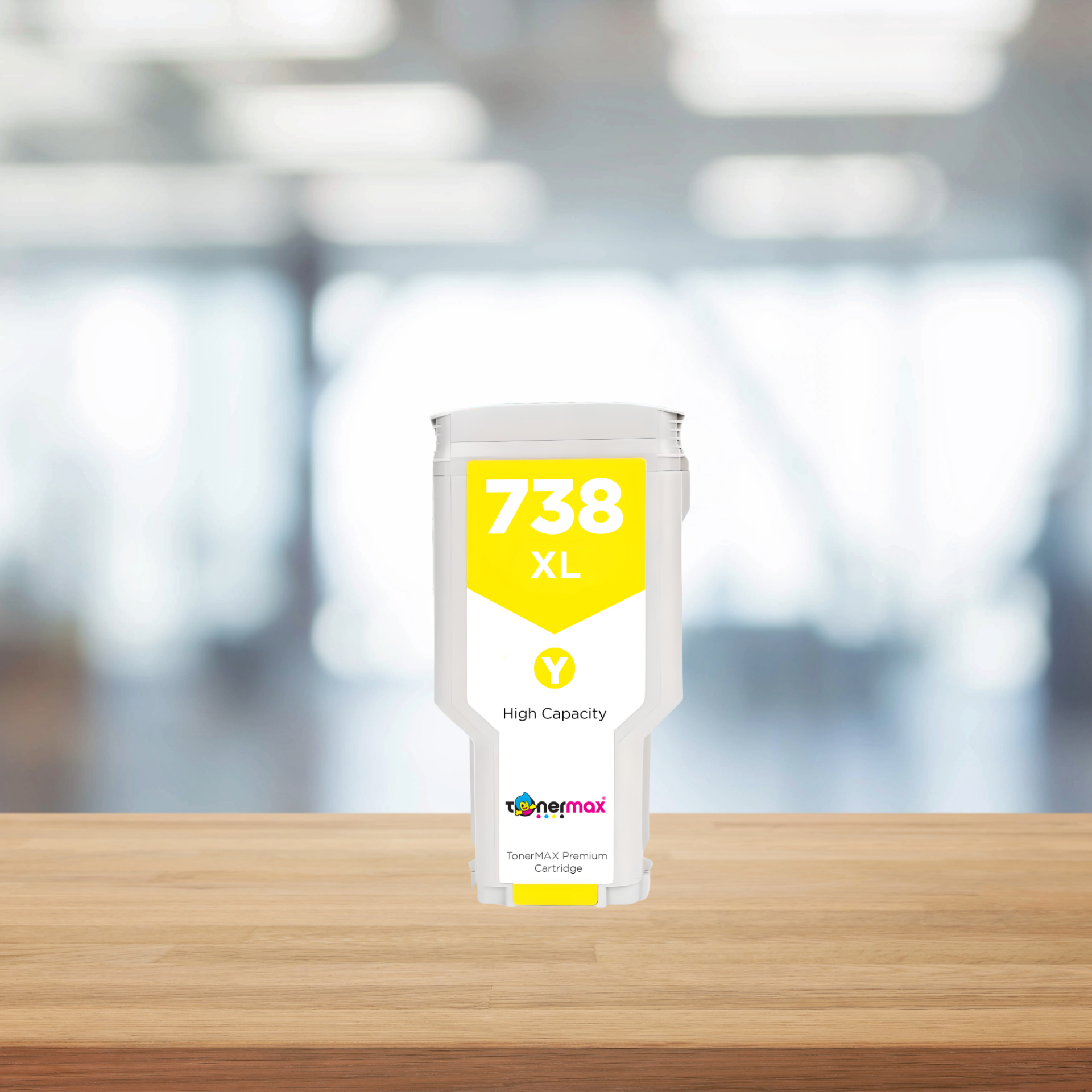 Hp 738 XL (676M8A) 300 ml Sarı Muadil Kartuş / DesignJet T850 / T950