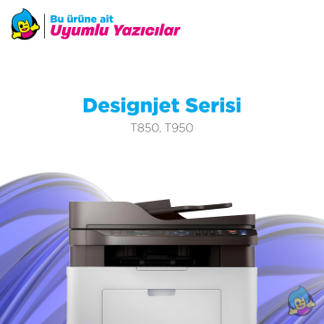 Hp 738 XL (676M8A) 300 ml Sarı Muadil Kartuş / DesignJet T850 / T950