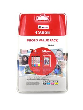 Canon PGI-570 / CLI-571 PGBK CMYBK Siyah ve Renkli Orjinal Kartuş