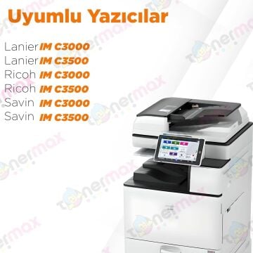 Ricoh IM-C3000 Muadil Toner Seti / Siyah - Mavi - Sarı - Kırmızı
