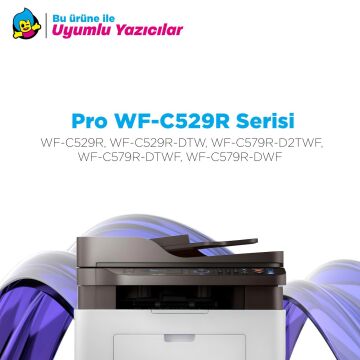Epson T01C3 - C13T01C300 Kırmızı Muadil Kartuş 5K / Workforce Pro WF-C529 WF-C579