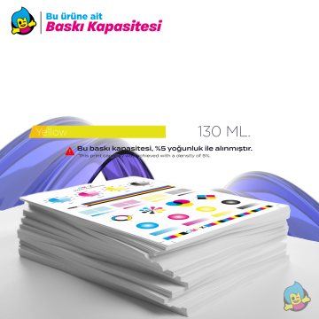 Hp 738 (498N7A) 130 ml Sarı Muadil Kartuş / DesignJet T850 / T950