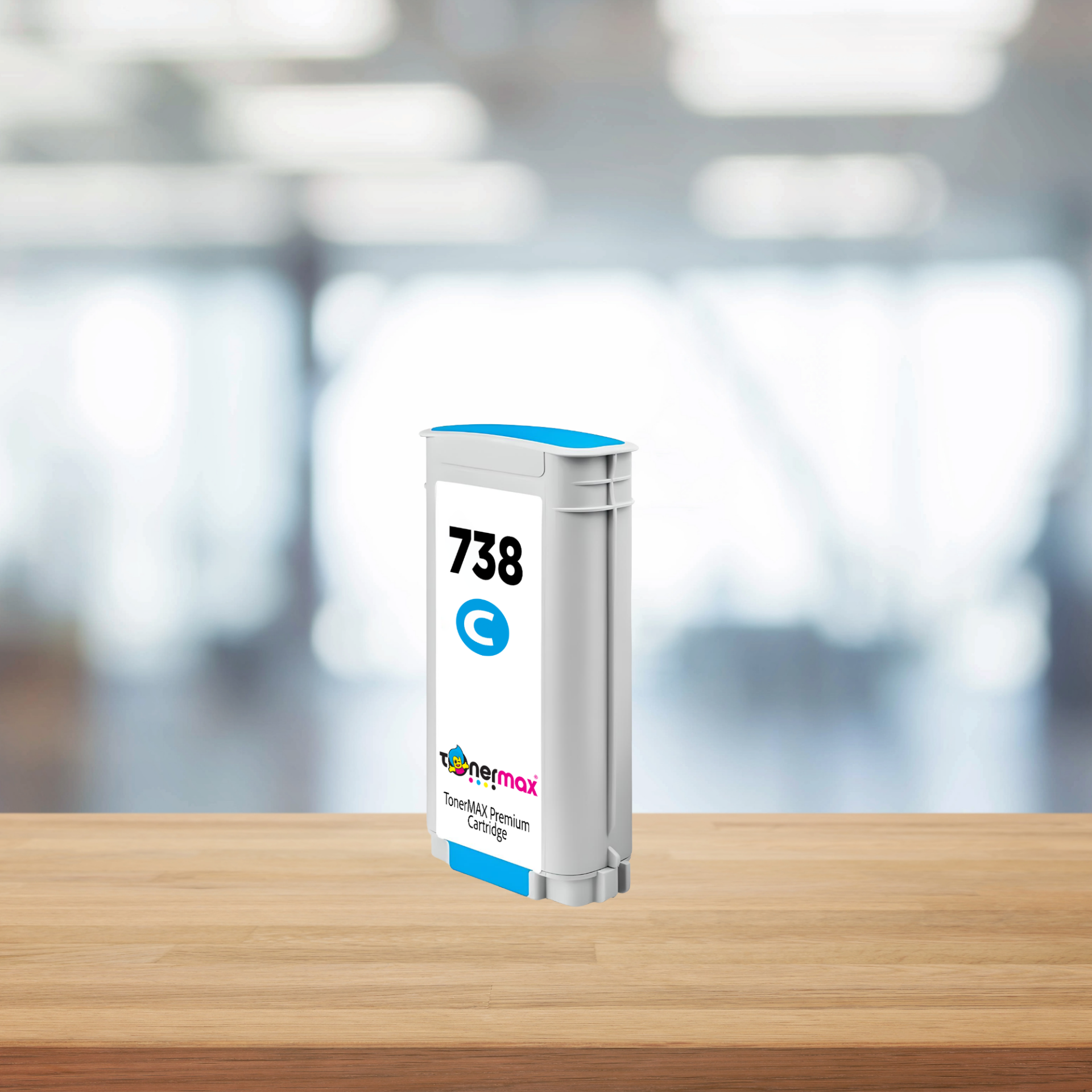 Hp 738 (498N5A) 130 ml Mavi Muadil Kartuş / DesignJet T850 / T950