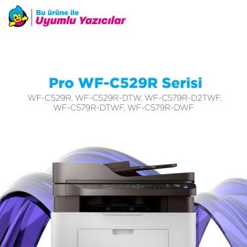 Epson Workforce Pro WF-C529 WF-C579 Muadil Kartuş Set / T01C1 /T02C1 / T03C1 / T04C1