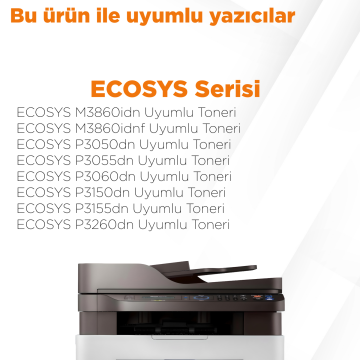 Kyocera TK-3170 Muadil Toner 2'li Avantaj Paket / Ecosys M3860 / P3050 / P3055 / P3060 / P3150 / P3155
