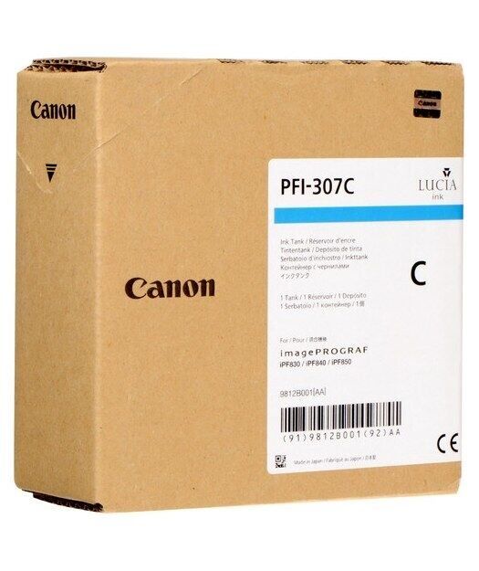 Canon PFI-307C Mavi Orijinal Kartuş (330ml)
