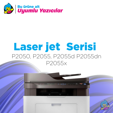 HP CE505X / P2050 / P2055 Muadil Toneri - 4'lü Paket