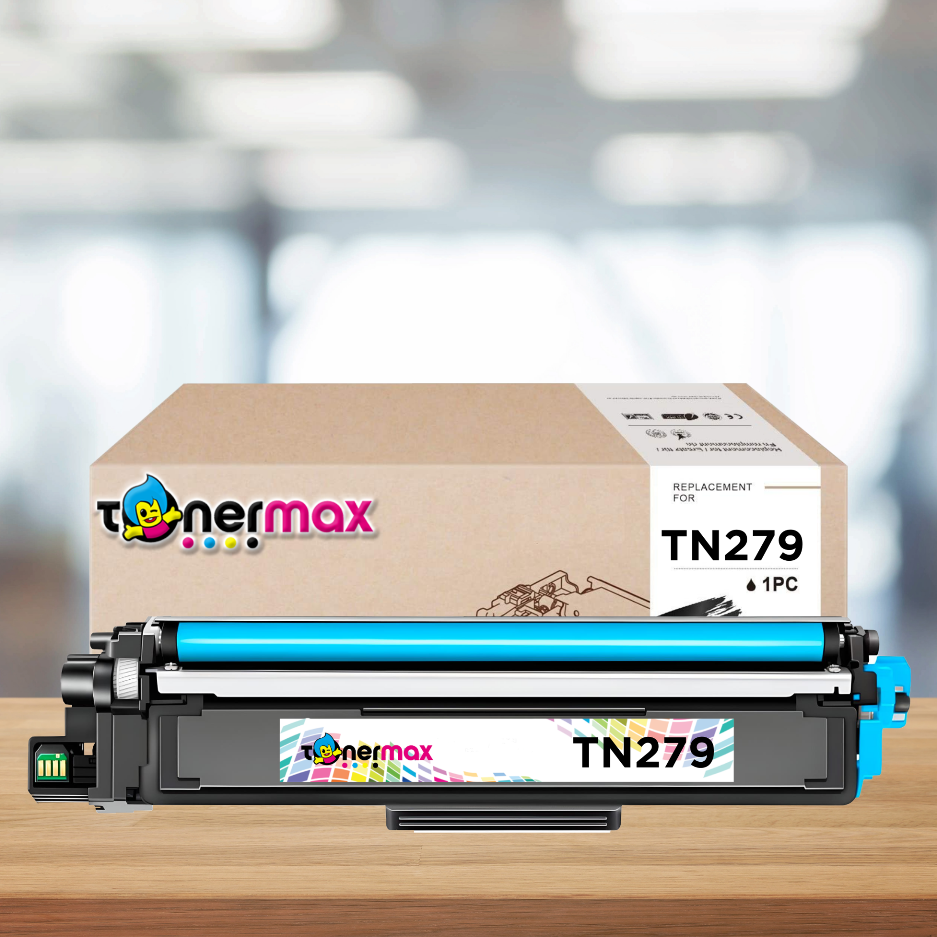 Brother TN-279XL Muadil Toner Mavi- Çipli / DCP-L3560CDW / HL-L3280CDW / MFC-L3270CDW / L3760CDW / L8390CDW