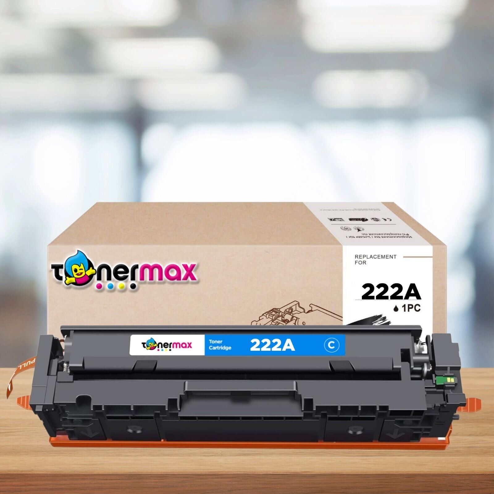 Hp 222A- W2221A  Muadil Toner Mavi - Çipli / LaserJet Pro 3201 |3204 | 3288 | 3303