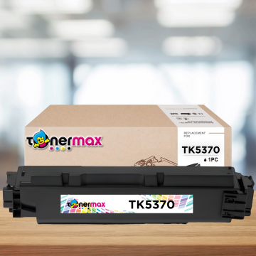 Kyocera TK-5370BK Muadil Toner Siyah – ECOSYS MA3500cix, MA3500cifx, PA3500cx Yazıcılarla Uyumlu, Çipli