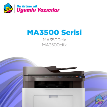 Kyocera TK-5370BK Muadil Toner Siyah – ECOSYS MA3500cix, MA3500cifx, PA3500cx Yazıcılarla Uyumlu, Çipli