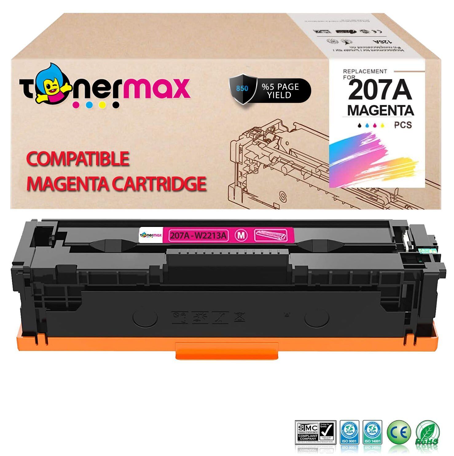 Hp 207A W2213A Kırmızı Muadil Toner - Çipsiz/ Laserjet M255 / M282 / M283