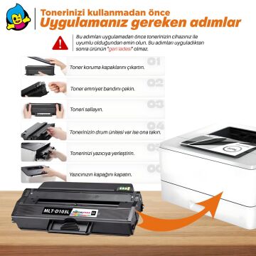 Samsung MLT-D103L Muadil Toner  10'lu Paket  / ML2950 / ML2955 / SCX-4726 / SCX-4729 / ML2951
