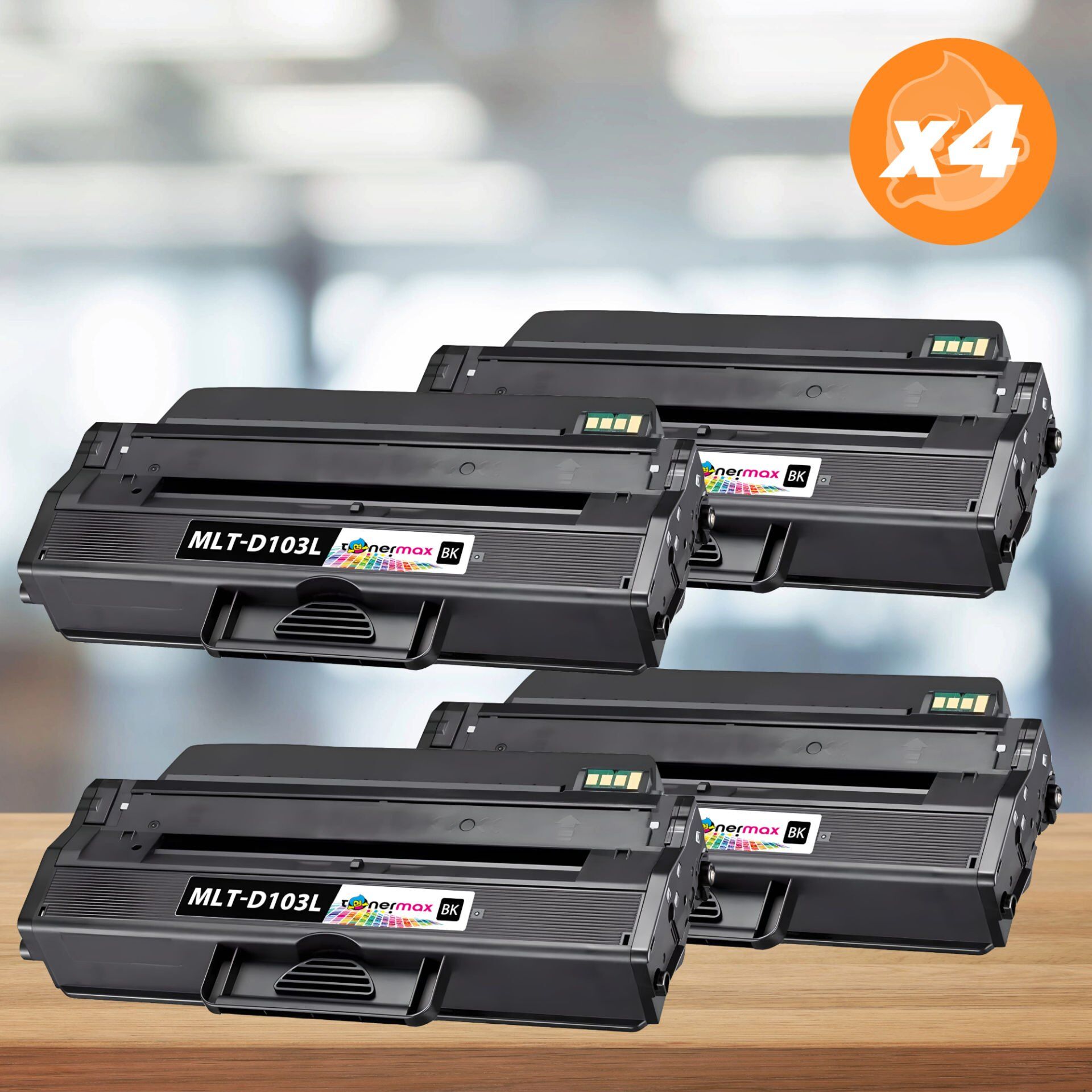 Samsung MLT-D103L Muadil Toner  4'lü Paket  / ML2950 / ML2955 / SCX-4726 / SCX-4729 / ML2951