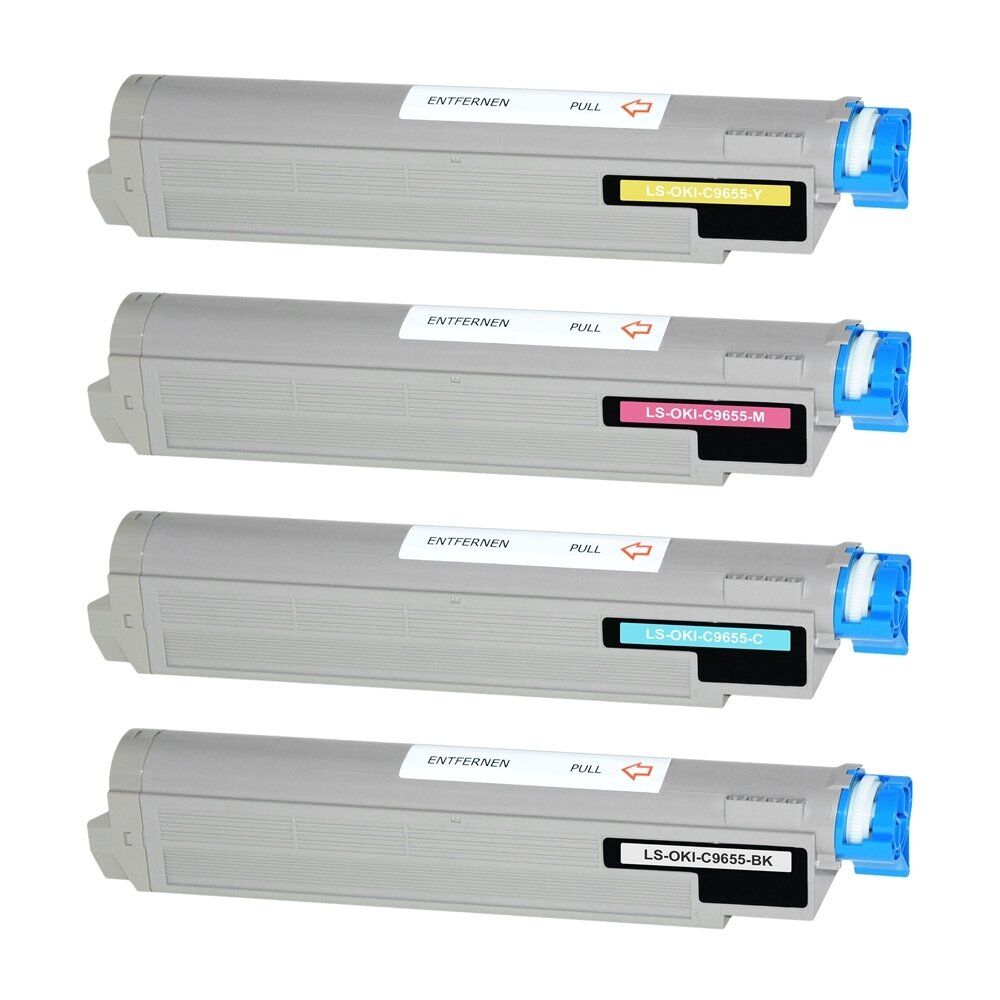 OKI C9655 Muadil Toner Set