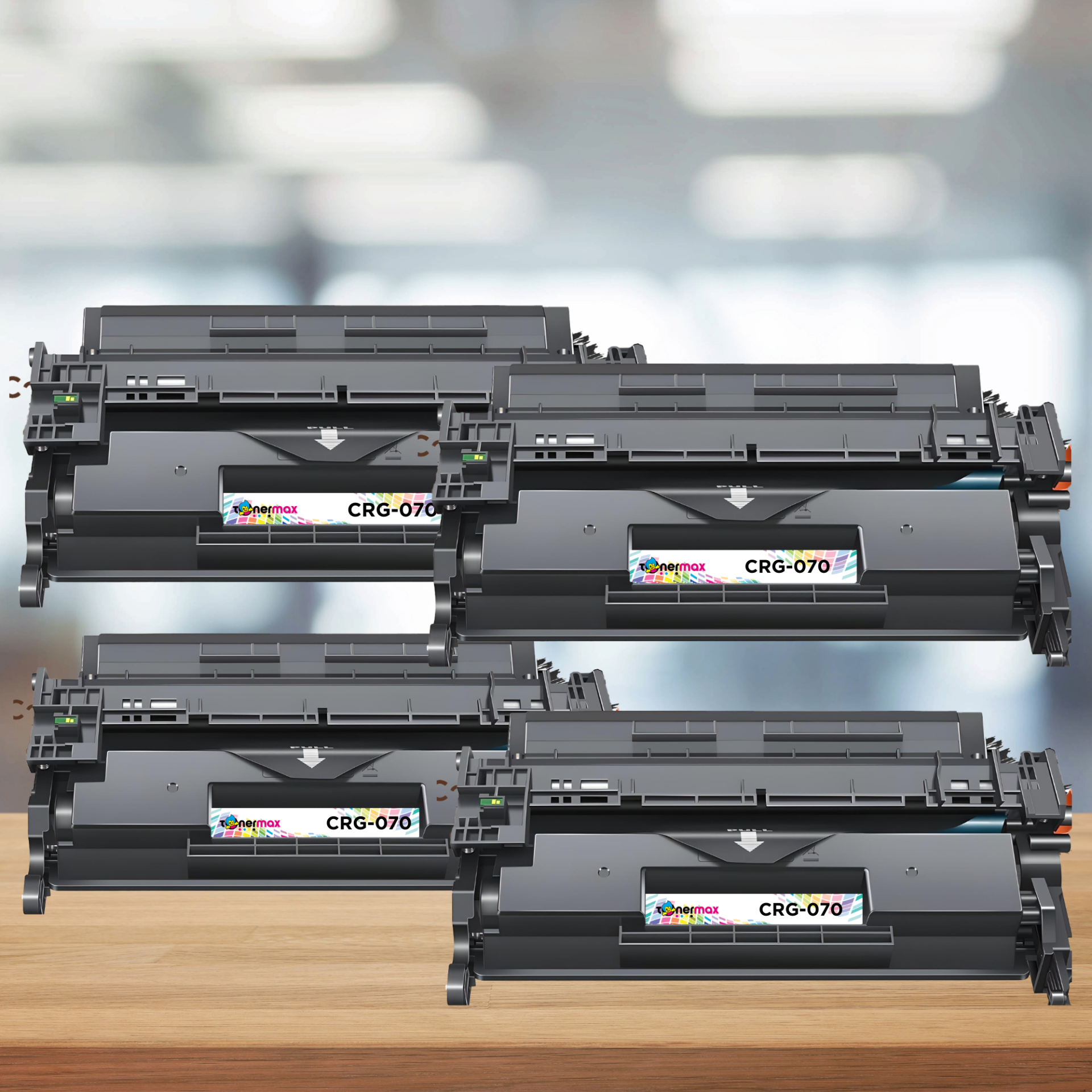 Canon CRG-070 Muadil Toner - Çipli 4'lü Avantaj Paket / LBP243dw / LBP246dw / MF461dw / MF463dw / MF465dw / 5639C002AA