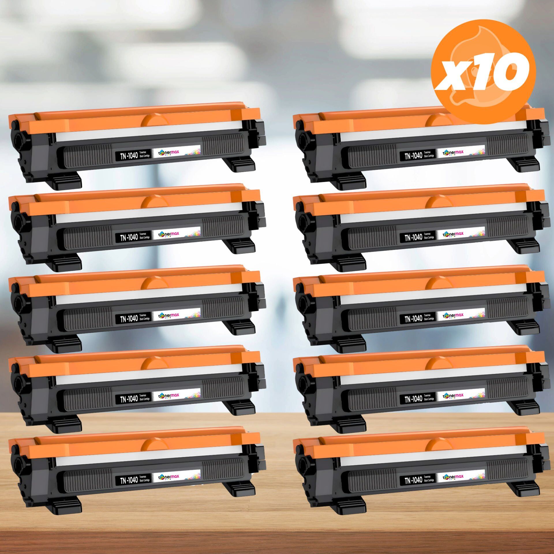 Brother TN-1040 Muadil Toner 10'lu Ekonomik Paket / HL-1211/DCP-1510/HL-1110/MFC-1810/MFC-1910