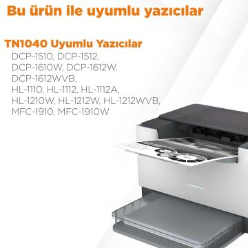 Brother TN-1040 Muadil Toner 10'lu Ekonomik Paket / HL-1211/DCP-1510/HL-1110/MFC-1810/MFC-1910